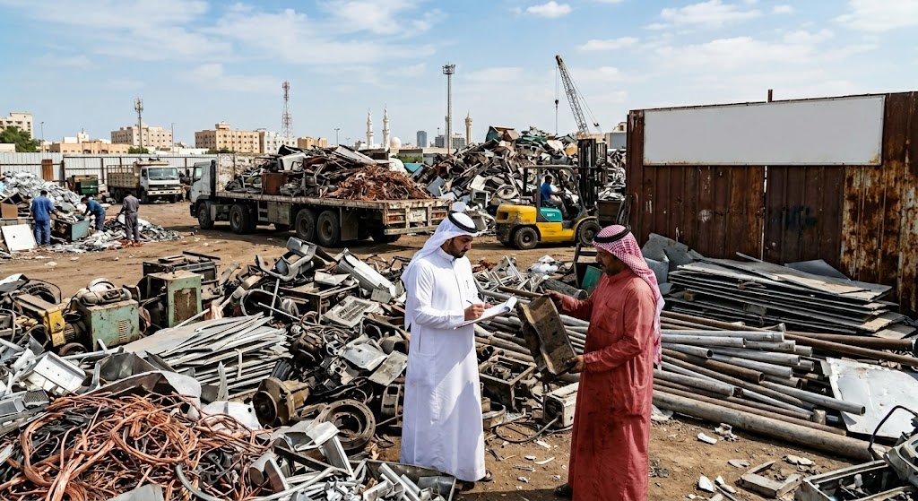معادن وخردوات متنوعة يتم فرزها وتجميعها بدقة ضمن أعمال شراء سكراب حي السليمانية بجدة لضمان إعادة التدوير وفق أعلى المعايير البيئية وتقديم أفضل عائد مادي للعملاء