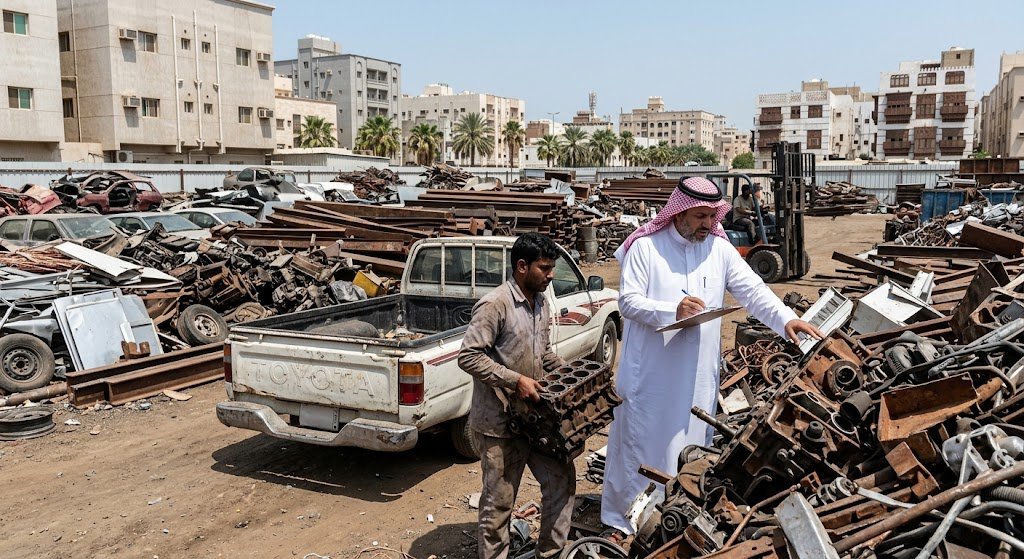 نشتري سكراب حي النزهة بجدة - خدمات شراء وتقييم ونقل الخردة والمعادن المستعملة